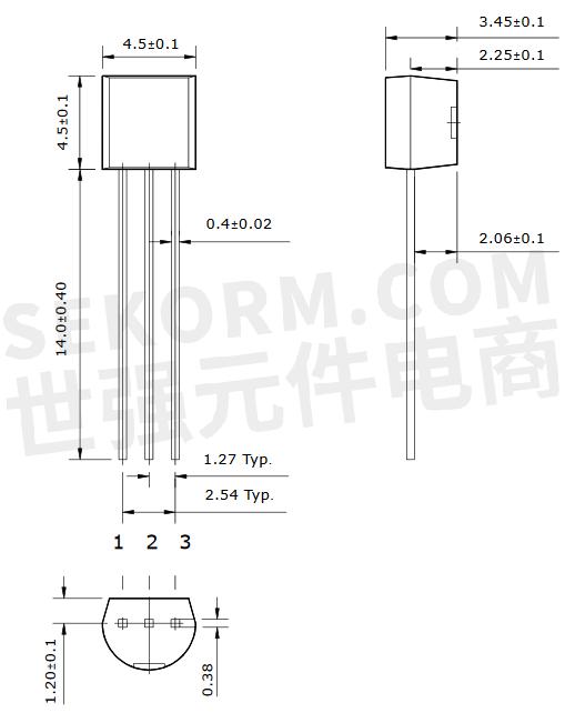 【产品】集电极电流±100ma的硅晶体管stn3906,stn3904,非常适用于小