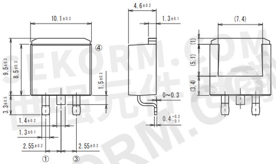 时间仅35ns的tsu05a60tcu10a60快速恢复二极管均采用to263d2pak封装