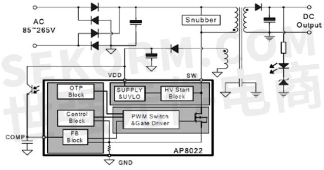 ap8022典型应用电路图