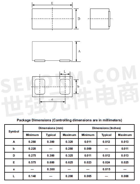 【产品】超小型dfn0603封装的超低电容瞬态电压抑制器