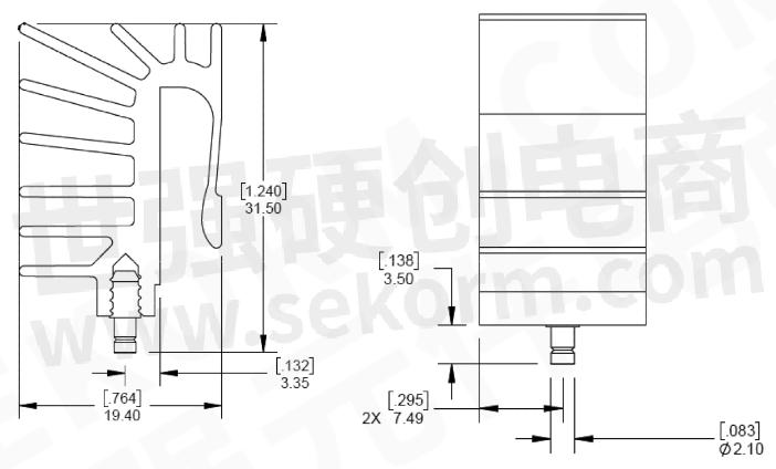 【产品】m47,m48板级散热器,用于冷却to‐247,to‐220,to‐126封装