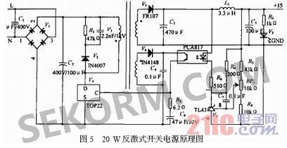 應用基於topswitchⅡ的反激式開關電源設計方案