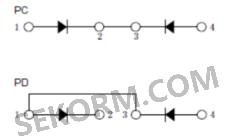 PC20016，PD20016整流二极管模块电路图