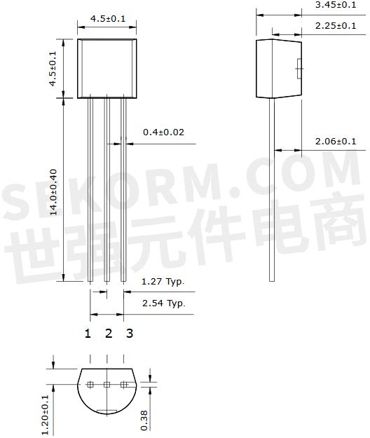 bc547引脚参数图图片