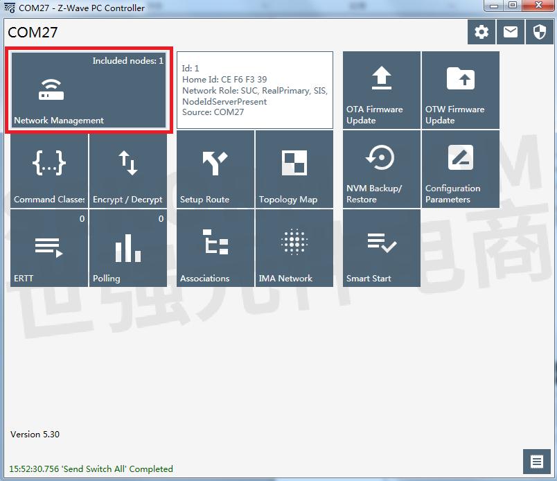 【经验】ZWave 500 PC Controller的使用及节点添加方法