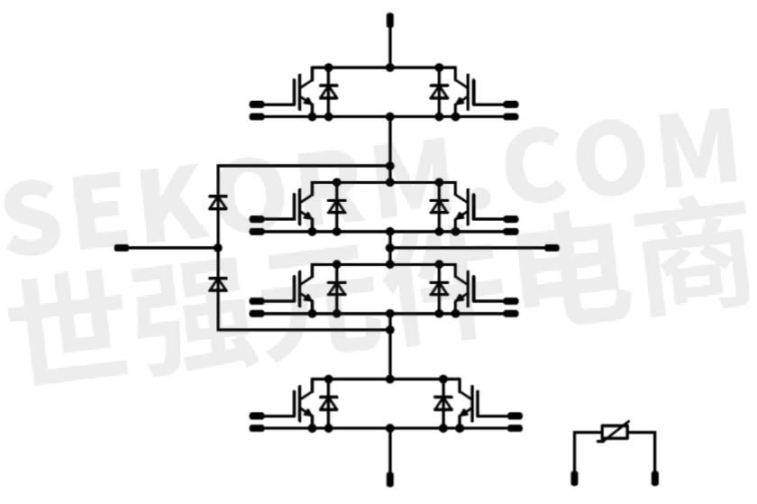 【產品】1200v/200a,三電平npc igbt功率模塊10-fy07nia200rg-l366f63