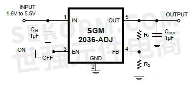 ldo电源管理芯片sgm2036-adjyn5g/tr为接触式温度计供电,具有低功耗
