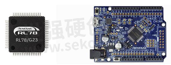 RL78/G23 Microcontroller and RL78/G23-64p Fast Prototyping Board 