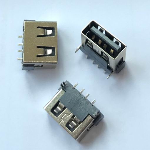 AF10.0A款后两脚无边铁壳LCP黑胶6.3SMT