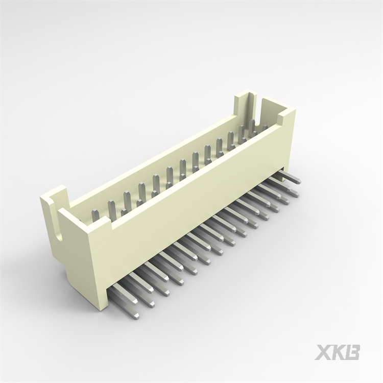 2.00mm 线对板连接器(RH PHB)针座,90度,46料,2x14P