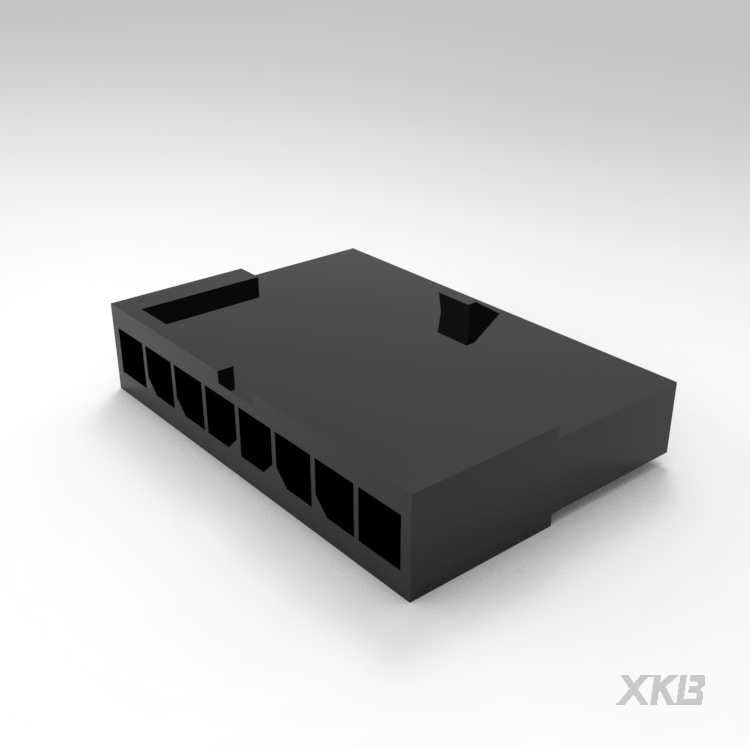 3.00mm 线对线连接器(MX43020/43025)母HSG,单排,无翅,08P