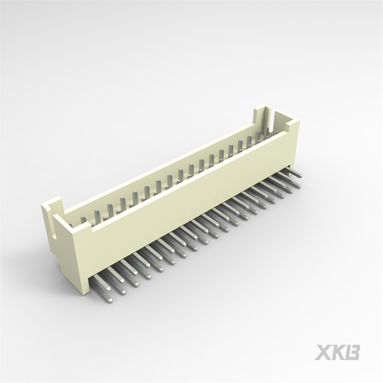 2.00mm 线对板连接器,针座,90度,46料,2x19P