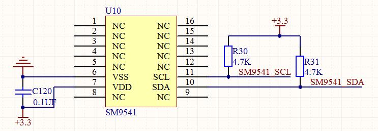 I2C数字接口