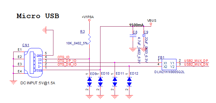 Vbus usb на схеме что это